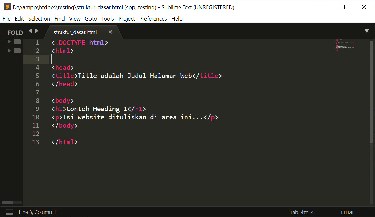 HTML Editor Sublime Text