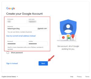 Membuat Akun Gmail