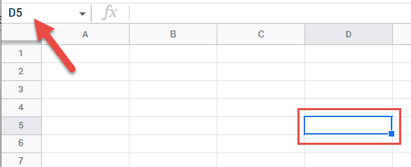 Nama Sel Google Spreadsheet