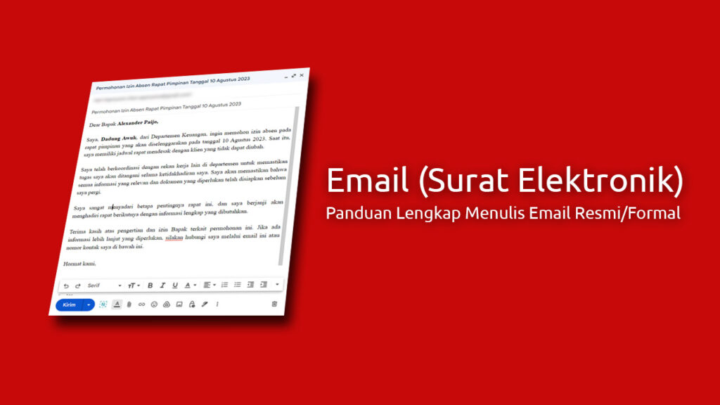 Cara Menulis Email Resmi