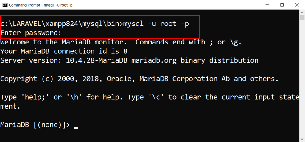 Mengakses MySQL
