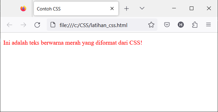 Pengenalan CSS