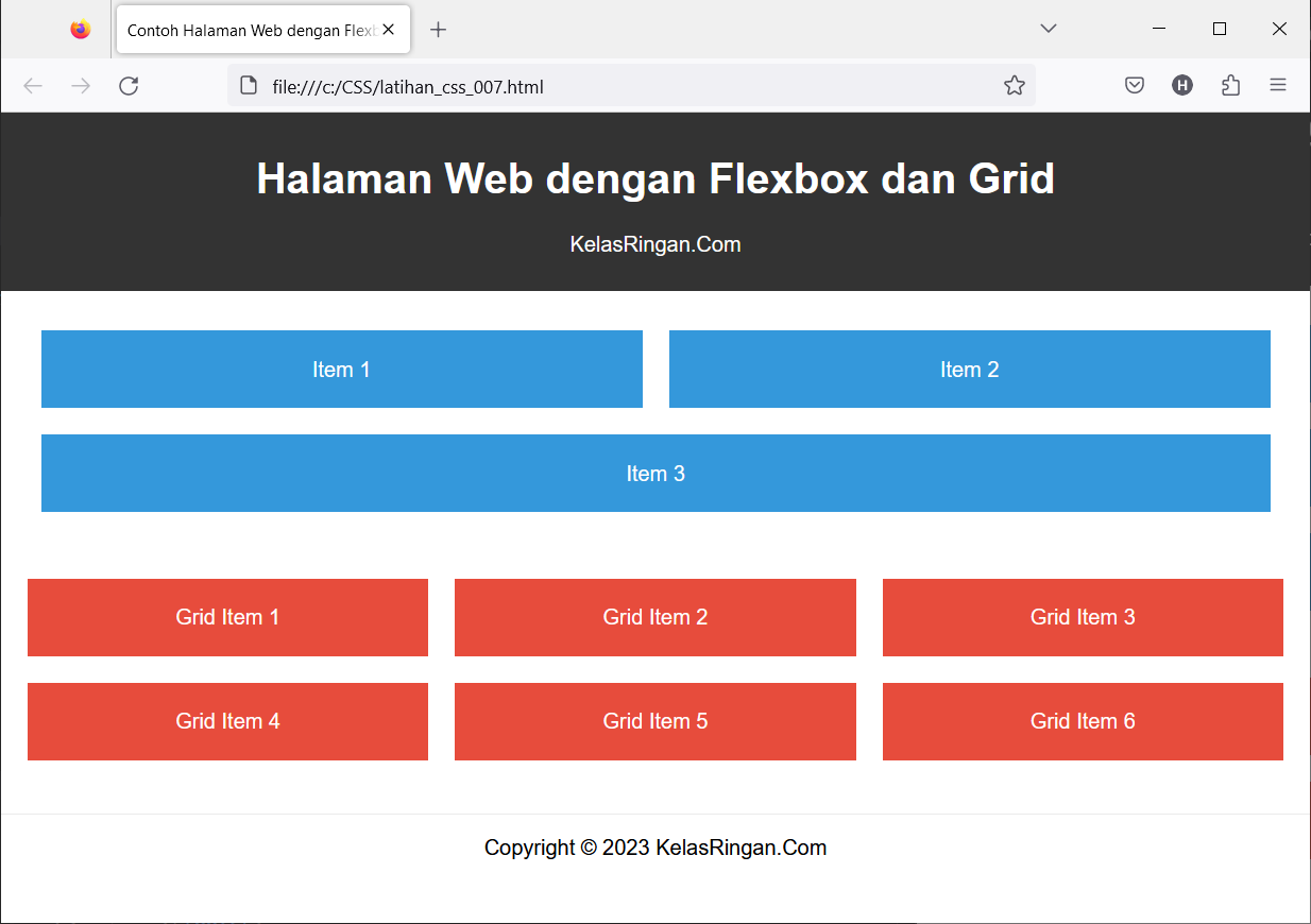 Flexbox dan Grid