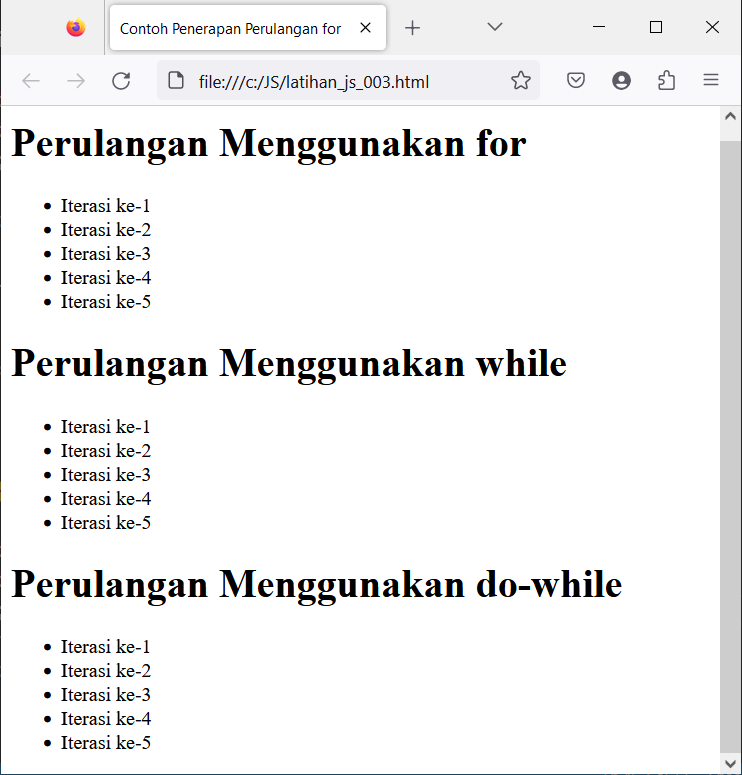 Perulangan